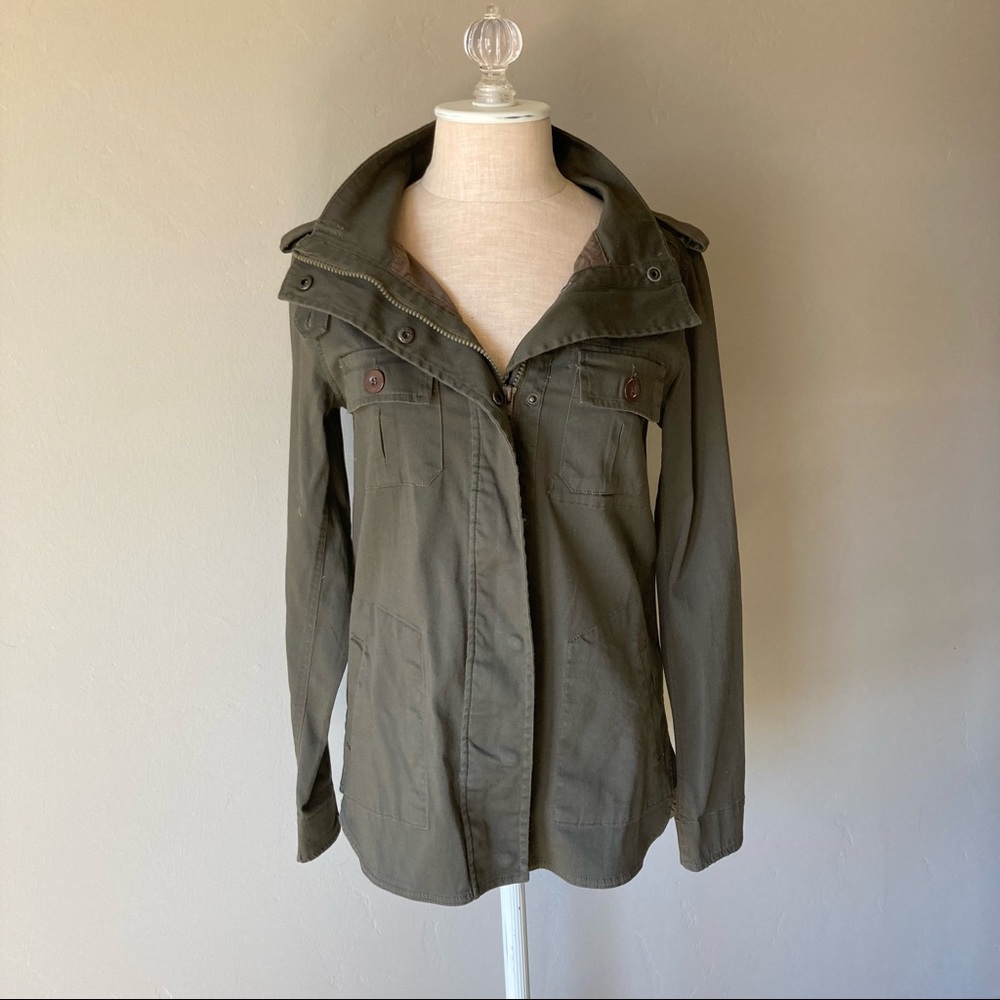 Press Green Military Jacket